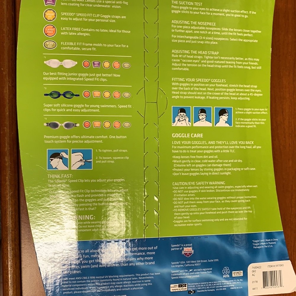 Speedo Junior Swim Google 3 pack Set #2 - Picture 5 of 6